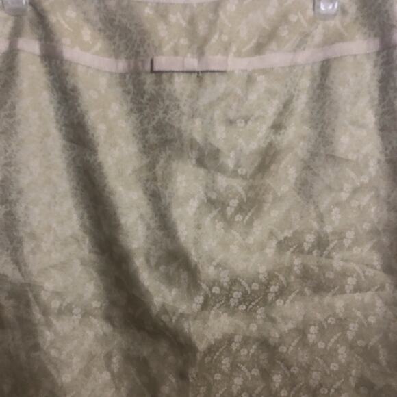 Ann Taylor Silk Blend Tapestry Design Pencil Skirt Size 4 Floral Whimsy Work - Picture 5 of 9